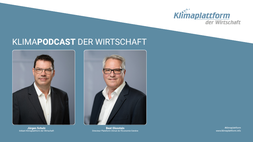 Neuer Podcast der Klimaplattform der Wirtschaft